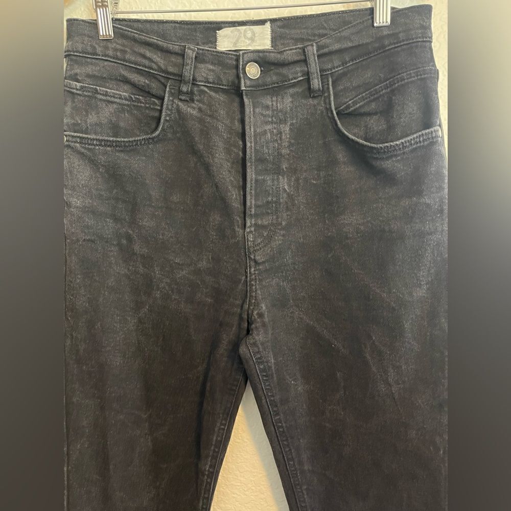 We the Free x Free People Straight Jeans, Faded Black, Size 29 - Picture 4 of 7